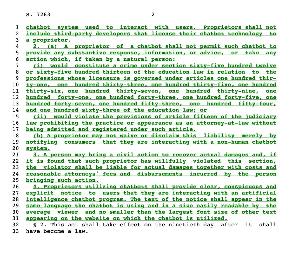 S7263 bill text, page 2