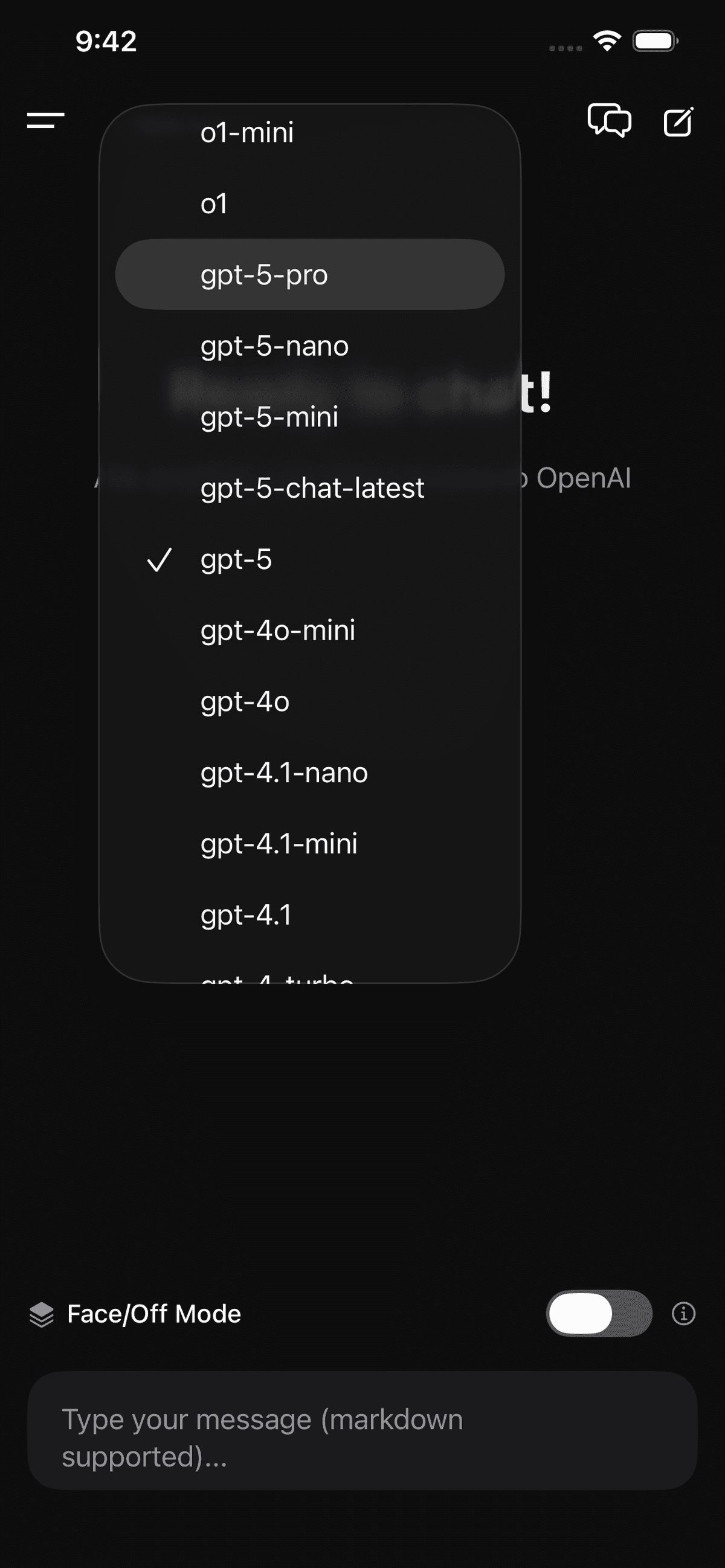 Pick flagship AI models without auto-routing