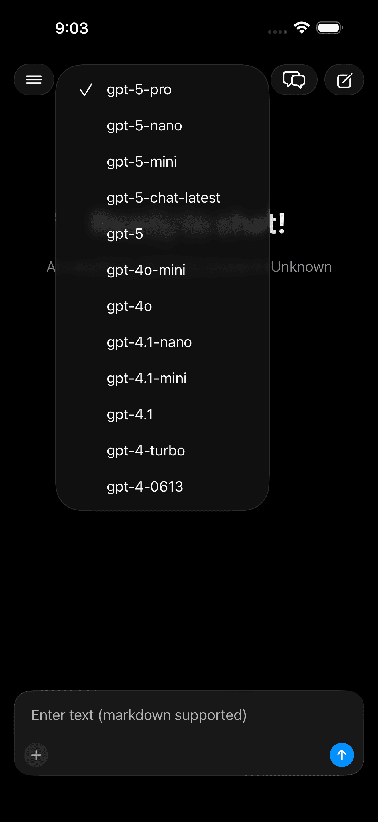 Pick any flagship AI model - no auto-routing to cheaper versions